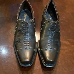 Two Lips Clio Dark Brown short boots